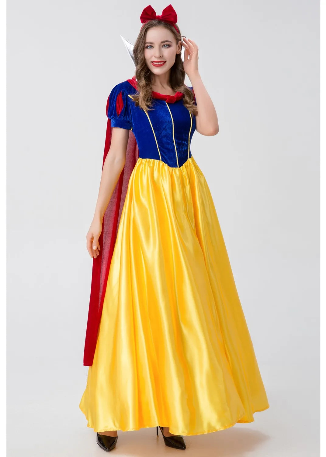Sexy Adult Anime Snow White Princess Fancy Dress Halloween Christmas Carnival Party Cosplay Costume
