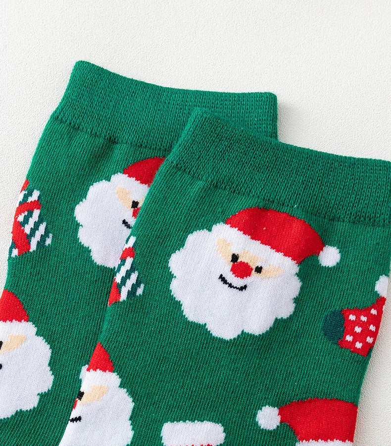 Christmas Woman Funny Santa Claus Snowman Kawaii Cartoon Animal Cute Socks Novel Christmas Fall Gift