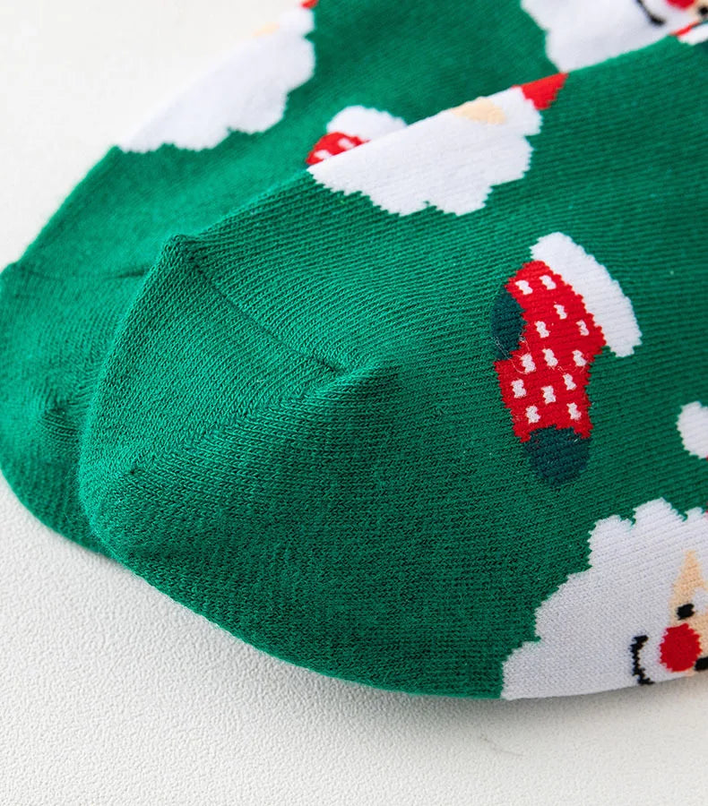 Christmas Woman Funny Santa Claus Snowman Kawaii Cartoon Animal Cute Socks Novel Christmas Fall Gift