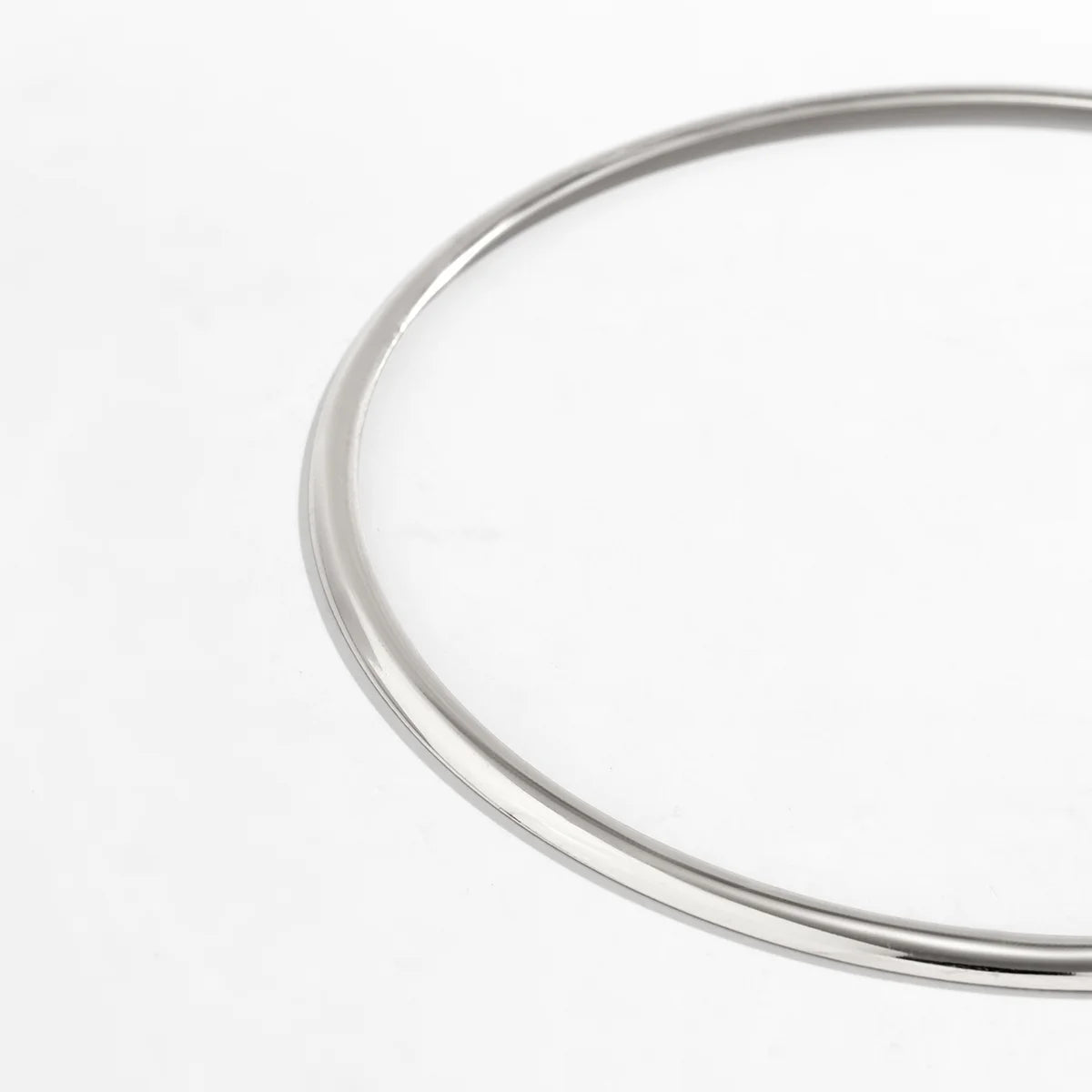 Elegant Simple Chunky Circle Torques Fashion Trendy Gold Silver Women Choker Collar Necklace