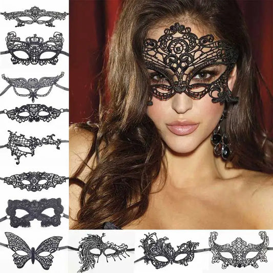 Sexy Lace Half Face Mask Venetian Eye Masquerade Halloween Christmas Party Ball Carnival Costumes