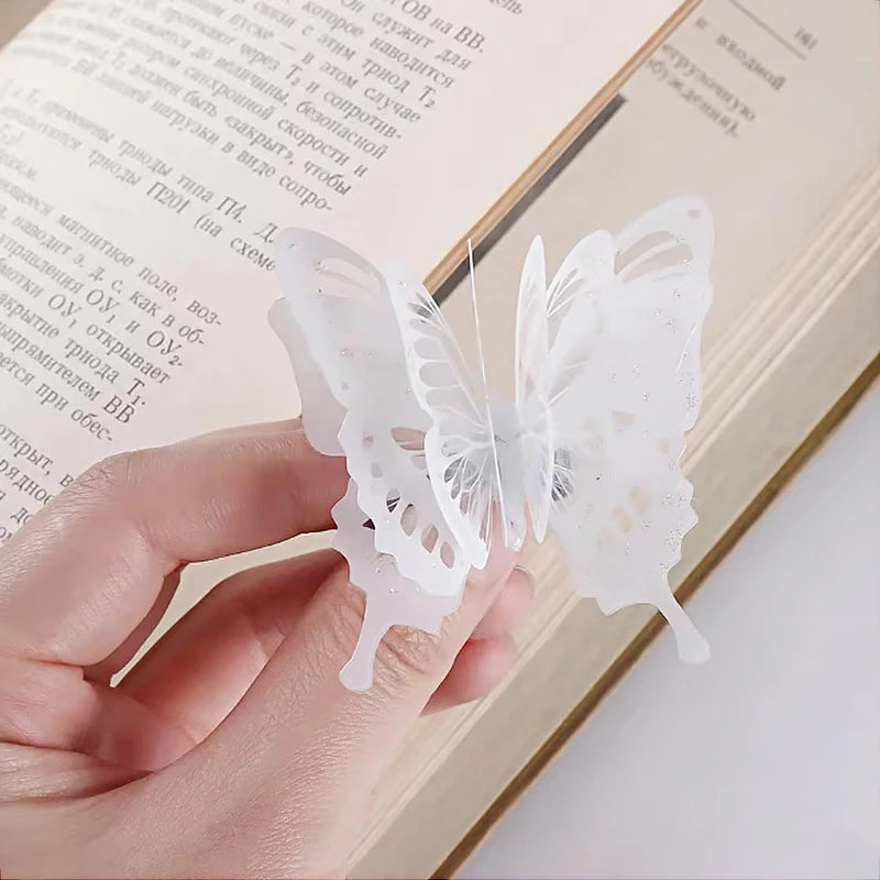 Punk 3D Large Butterfly Women Fashion Exaggerated Adjustable Gothic Rings Halloween Fall Jewelry