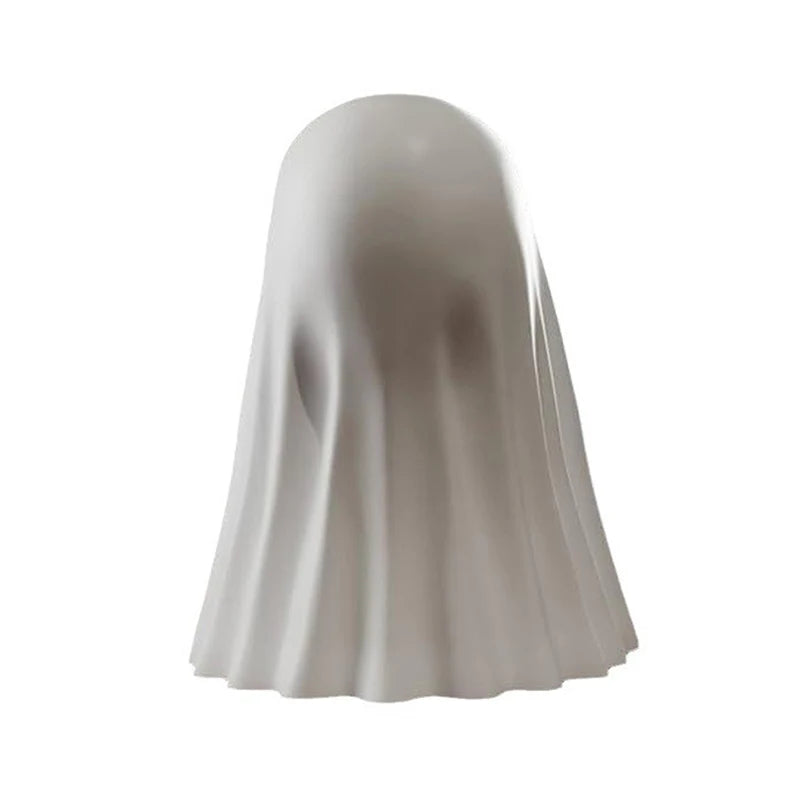 Middle Finger Cute Ghost Statue Ghosts Small Scary Ghost Figurines Halloween Home Decorations Gifts